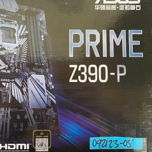 ASUS Prime Z390-P LGA1151 (Intel 8th and 9th Gen) ATX Motherboard - Picture 1 of 6